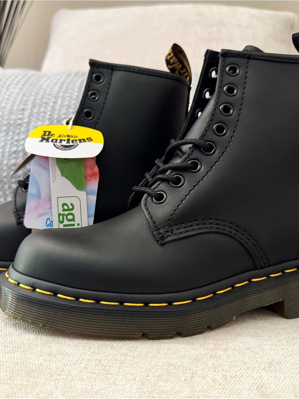 Dr. Martens Black Leather Boots- Brand New!